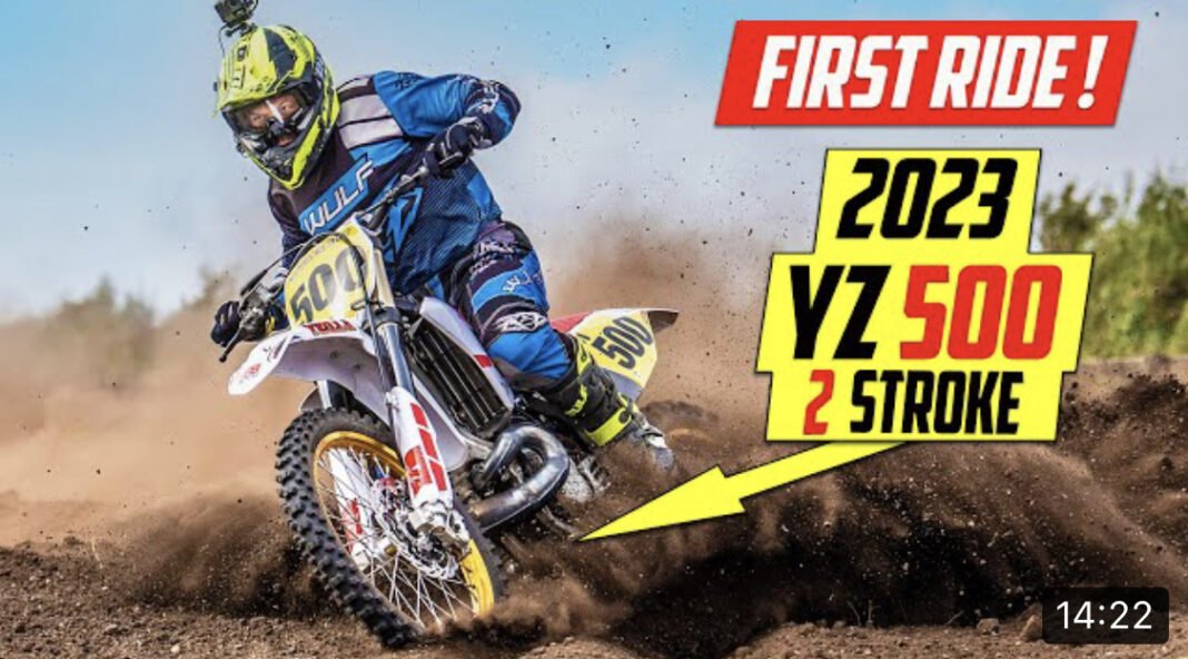 Video First Ride 2023 Yamaha Yz500 Two Stroke