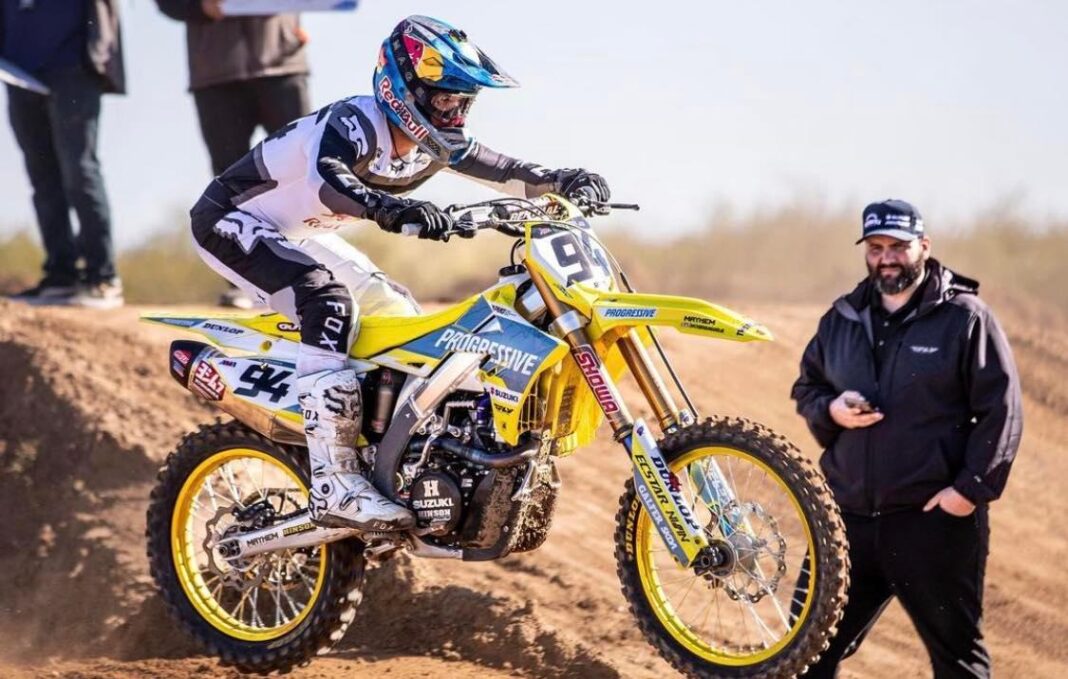 Video Ken Roczen RAW Testing Supercross HEP Suzuki RMZ450