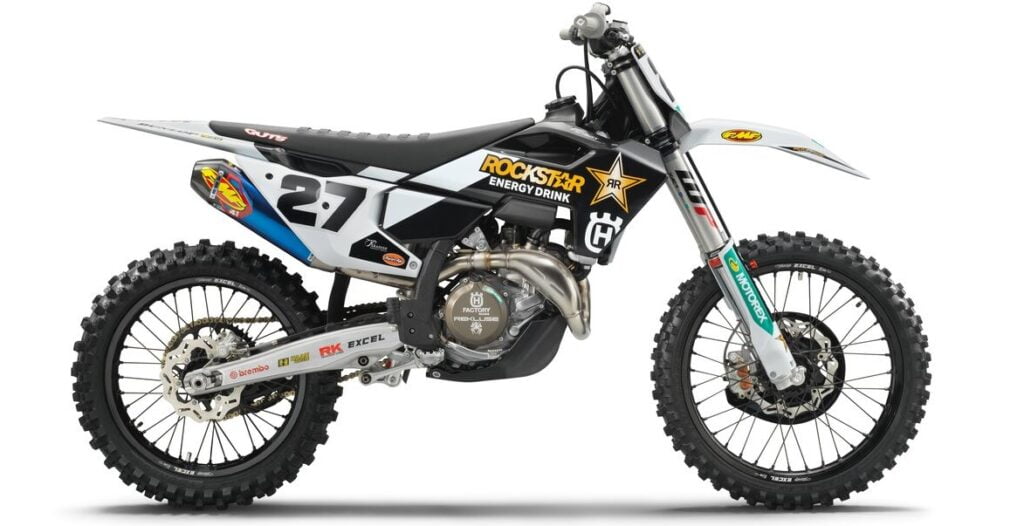 First Look: 2023 Husqvarna FC 450 Rockstar Factory Edition