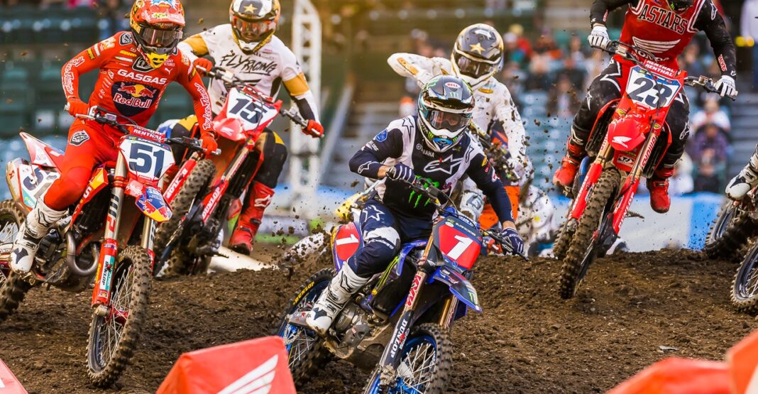 2023 AMA Supercross Anaheim 1 Full Heat Main Full Replays 