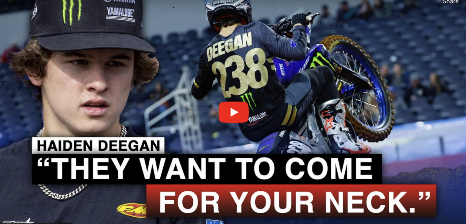 Haiden Deegan Talks on Arlington Triple Crown Supercross