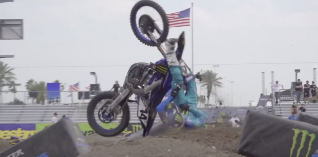 Video Dylan Ferrandis Gnarly Crash at Daytona Press Day!