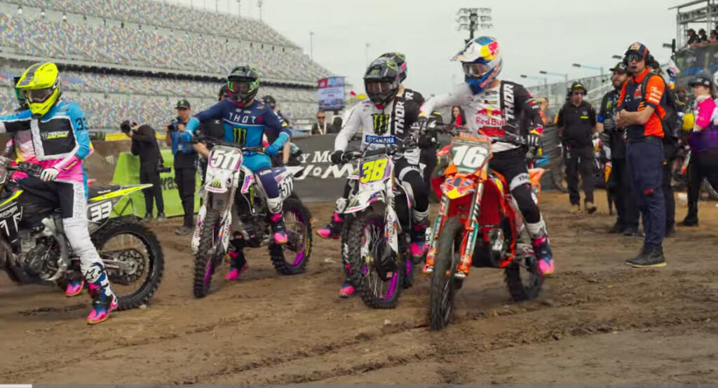 Video 2024 Daytona Supercross Press Day Practice RAW!